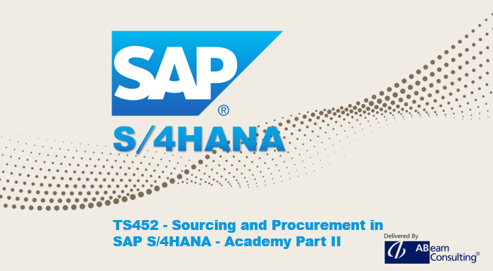 Ts Sourcing And Procurement In Sap S Hana Academy Part Ii