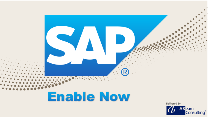 SEN100: SAP Enable Now Training for Standard Authors